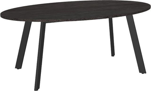 Amisco Customizable Lidya 72" Oval Dining Table with 1" Thermo Fused Laminate Top-0