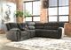 Benchcraft® Timpson Left Arm Facing Double Reclining Console Loveseat-4