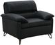 ACME Furniture Eilene Black Leather Accent Chair-0