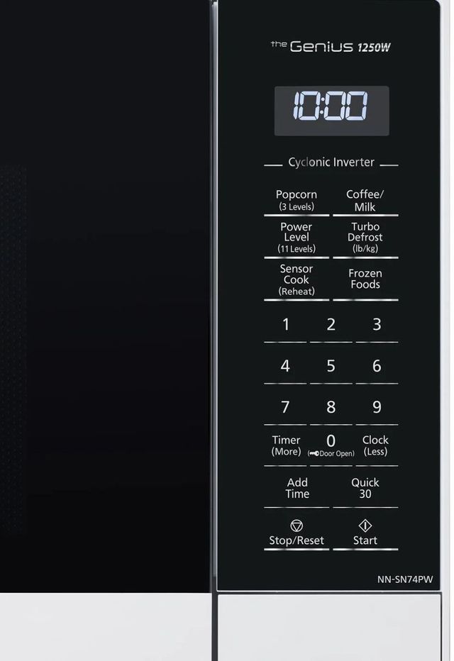 Panasonic® 1.6 Cu. Ft. White Countertop Microwave-3
