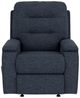 Flexsteel® Kerrie Blue Navy Rocking Recliner-1
