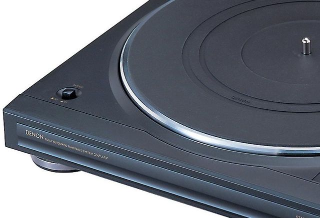 Denon® Black Analog Turntable-1