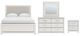 Signature Design by Ashley® Zuraleus 4-Piece White Queen Upholstered Panel Bedroom Set-0