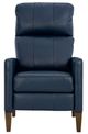 Best® Home Furnishings Customizable Janae Leather Power High Leg Recliner with Honey Birch Legs-2
