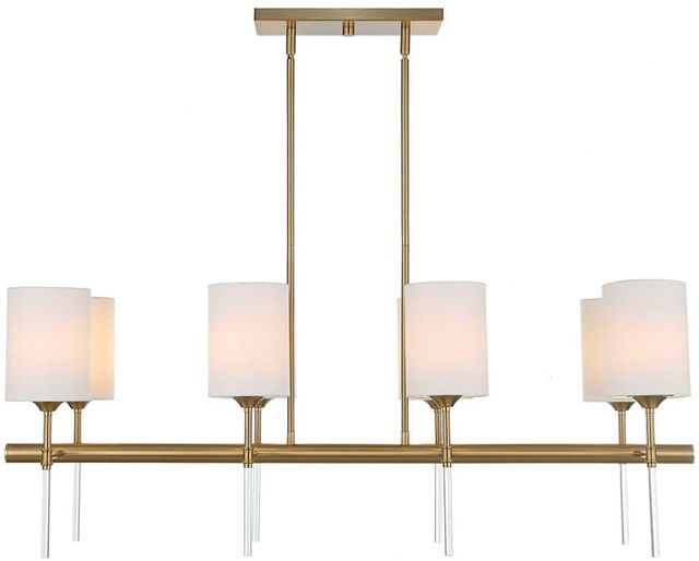 Uttermost® Awyr Brass Linear Chandelier-4