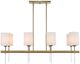 Uttermost® Awyr Brass Linear Chandelier-4
