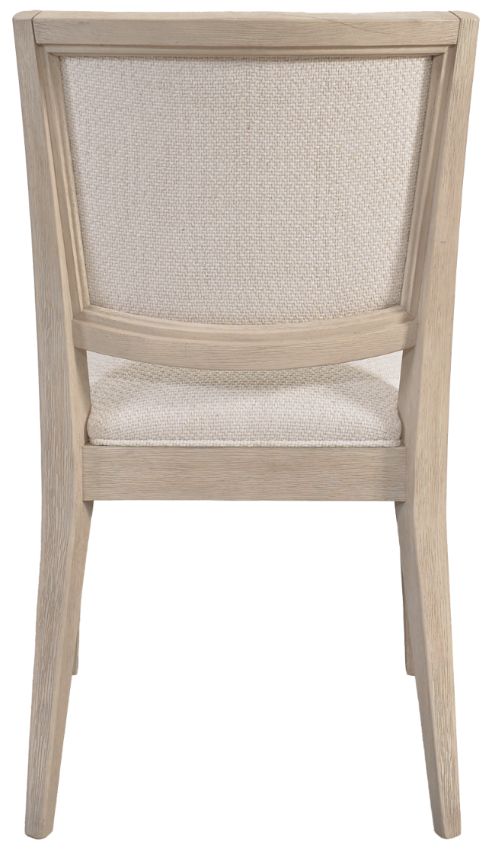 Riverside Furniture Carmella 2-Piece Pebble Oak Dining Upholstered Back Side Chair Set-4