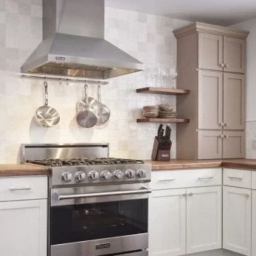 Viking® 3 Series 30" Valentine Chimney Wall Hood with Standard Ventilator-1