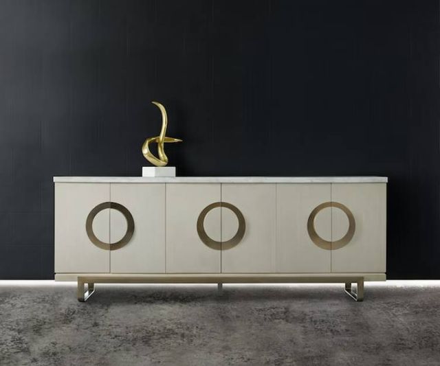 Hooker® Furniture Melange Noelle Cream Credenza-3