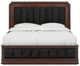 A.R.T. Furniture® Revival Napa Mahogany Queen Upholstered Panel Bed-2