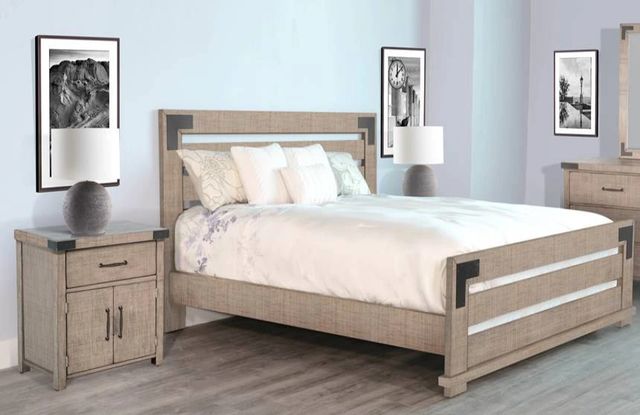 Sunny Designs™ Desert Rock Brown Queen Platform Bed-1