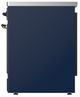 Ilve® Majestic III 30" Midnight Blue Pro Style Induction Range with Solid Door and Burnished Trim-2
