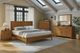 Bernards Memoirs Brown King Panel Bed-1