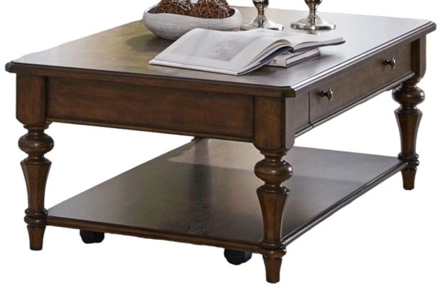 Liberty Furniture Arden Road 3-Piece Satin Cherry Living Room Table Set-1