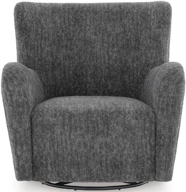 Signature Design by Ashley® Rowenburg Heather Charcoal Swivel Glider Accent Chair-2