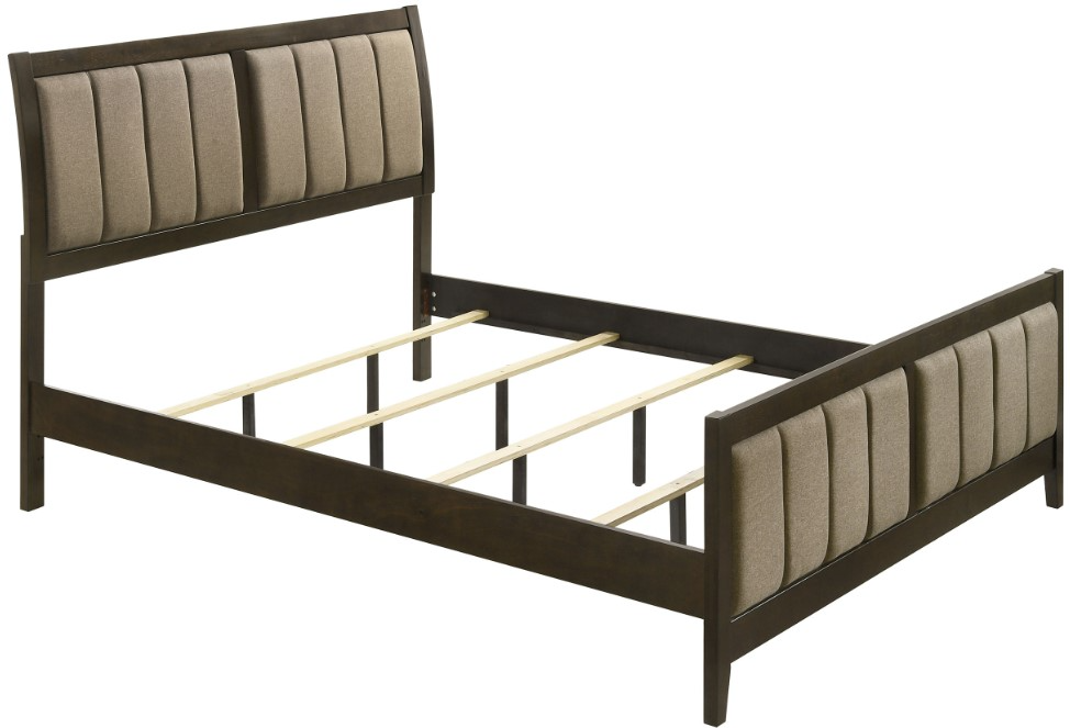 Coaster® Wilkes Brown/Dark Cocoa California King Upholstered Panel