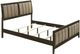Coaster® Wilkes Brown/Dark Cocoa California King Upholstered Panel Bed-2