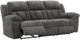 Signature Design by Ashley® Frohn Graphite Reclining Sofa-4
