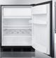 Summit® 24" 5.1 Cu. Ft. Stainless Steel Compact Refrigerator-2