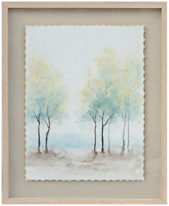 Crestview Collection Pastel Forest 4-Piece Wall Art Set-1