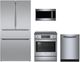 Bosch 4 Piece Stainless Steel Electric Kitchen Package-0