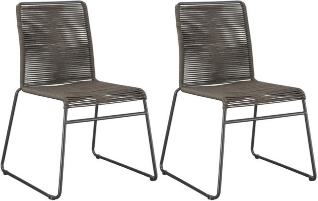 Coaster® Cora Set of 2 Upholstered Stackable Side Chairs -0