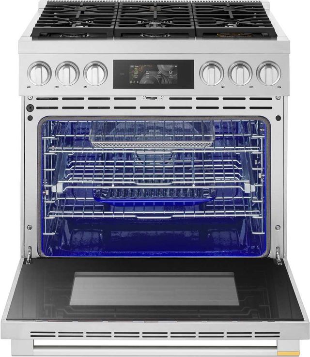 LG SIGNATURE Iconic Collection 36" Stainless Steel Pro Style Gas Range with Dynamic ProBake® Convection and Air Fry-1