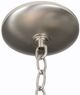 YHD Glacier Point Ivory Cloud/Satin Nickel 20'' Incandescent Pendant-5