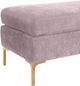 TOV Furniture Delilah Blush Textured Velvet Bench-2