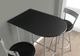 Monarch Specialties Inc. 24"X 36" Black Top Pub Table with Silver Metal Frame-1