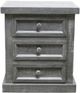 Million Dollar Rustic Gray Double X Nightstand-0