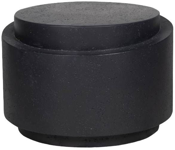 Moe's Home Collection Cosmo Black Concrete Outdoor Accent Table-2