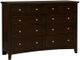 Vaughan-Bassett Bonanza Merlot Queen Bedroom Collection-1