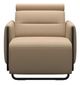 Stressless® by Ekornes® Customizable Emily Steel Long Seat Chaise Sofa with Steel Trim and Legs-2