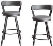 Mazin Furniture Appert Gray 24 Inch Counter Side Dining Chair-3