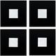 Crestview Collection Study In Black And White 4-Piece Wall Art Set-0