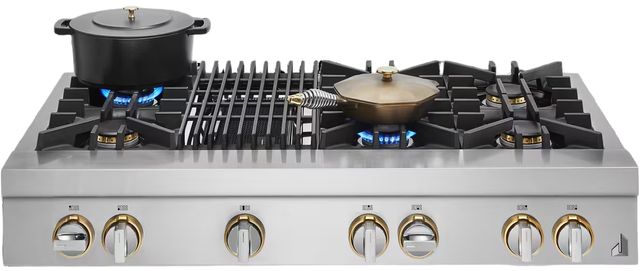 JennAir® RISE™ 48" Stainless Steel Natural Gas Rangetop-2