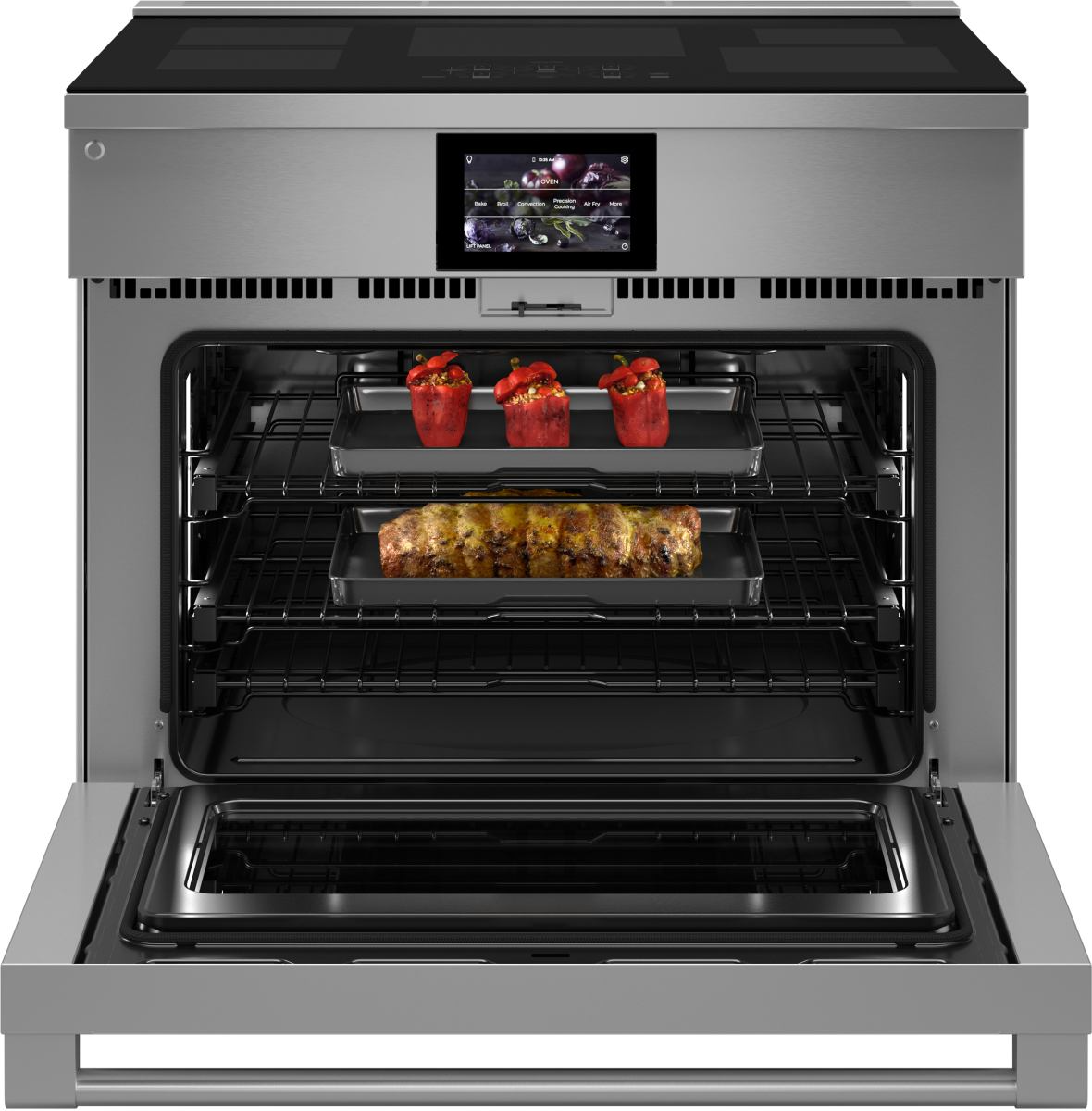 Monogram 36 Stainless Steel Slide In Induction Range University Electric