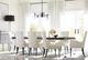 Vanguard® Furniture Customizable Acrylic Dining Table with Extension Leaf-2