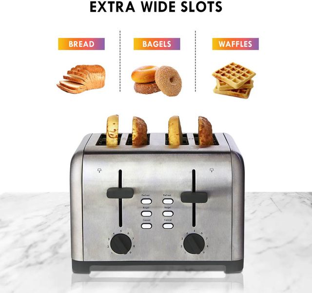 Kenmore® 4 Slice Stainless Steel Toaster-4
