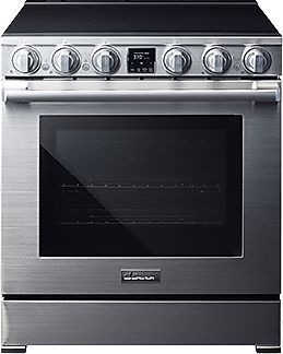 Dacor® 30" Silver Stainless Pro Style Induction Range-2