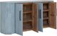 International Furniture Direct Balam Blue Console-3