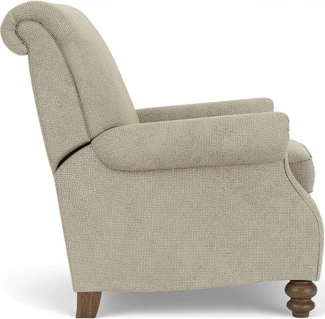 Flexsteel® Bay Bridge Beige/Tan Jute High-Leg Recliner-2