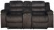 New Classic® Home Furnishings Willow Brown Dual Manual Reclining Loveseat-2