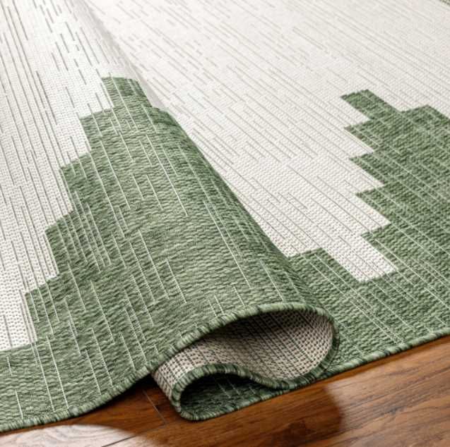 Surya Eagean Gray/Green 4'x6' Area Rug-3