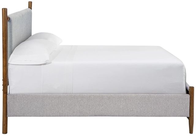 Signature Design by Ashley® Lyncott Brown Queen Upholstered Panel Bed-2