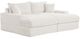 Furniture of America® Tavedestrand White Double Chaise Sofa-0