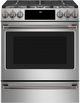 Café™ Brushed Black Front Control Gas Knobs and Handle Kit-3