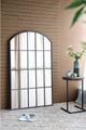A & B Home Bordeaux Black Outdoor Garden Mirror-4