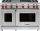 Wolf® 48" Stainless Steel Pro Style Gas Range-0